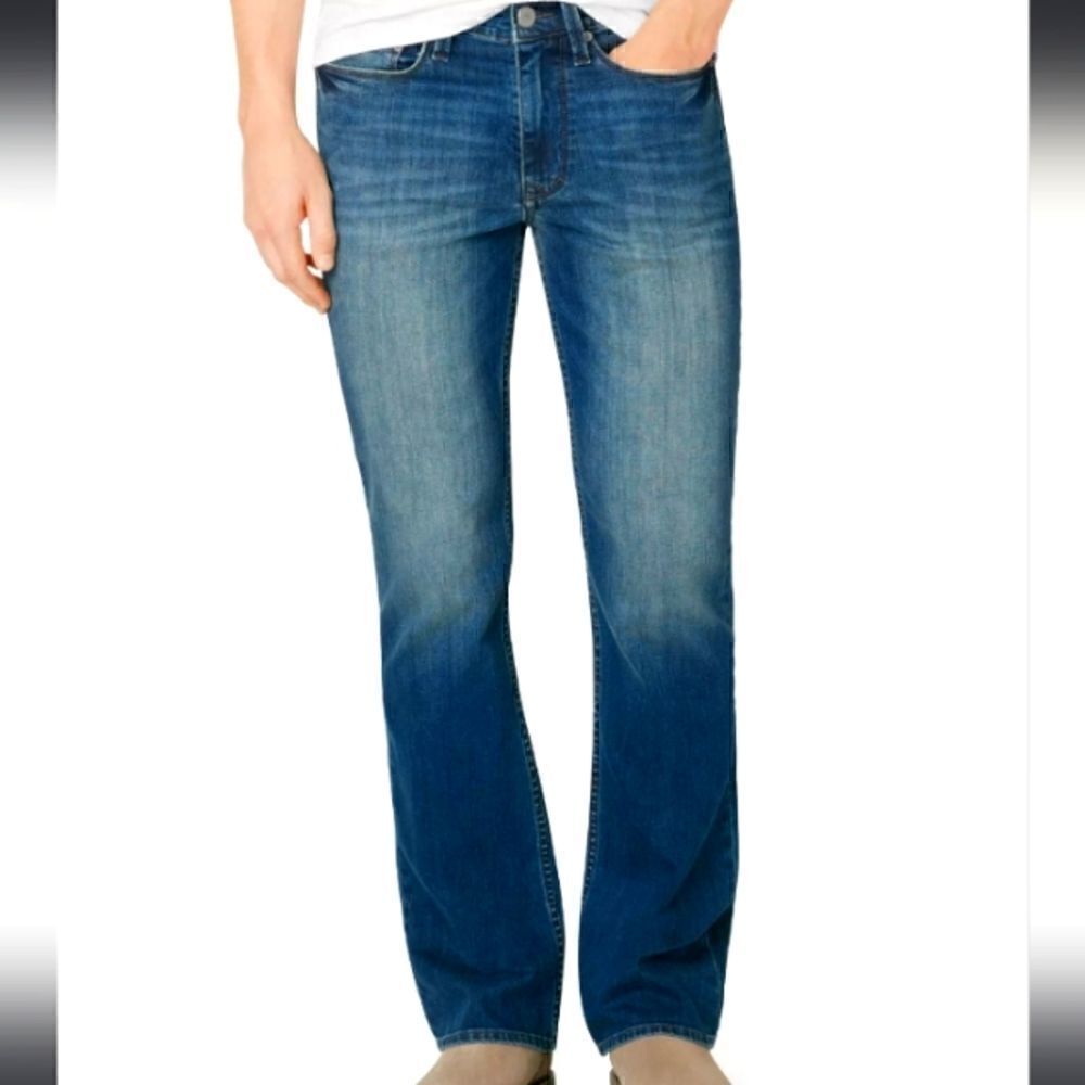Men's Calvin Klein Bootcut Blue Jeans 34 Waist Inseam 32